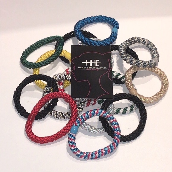 Haileys Hair Elastics Accessories - Assorted package of 15 elastics